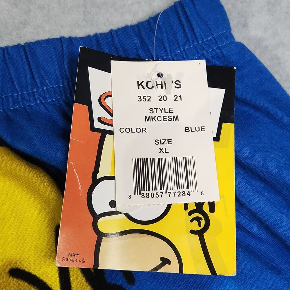 The Simpsons Mens Boxer Briefs XL Homer Simpson D'oh Blue Novelty Underwear NWT - Picture 3 of 5
